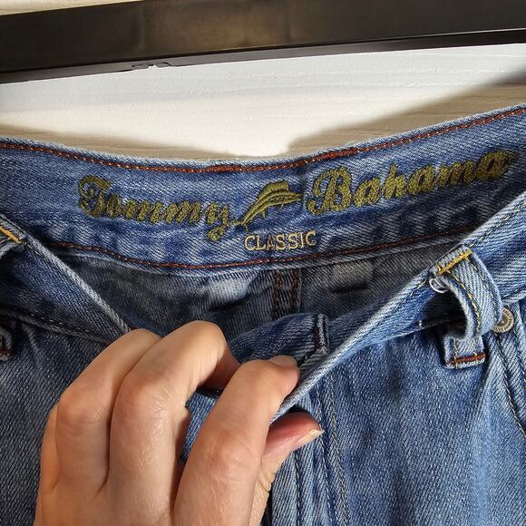 Tommy Bahama Classic Fit Jeans Men's 38 x 32 (Actual 36x31") Soft Cotton Tencel - Picture 3 of 11